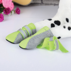 ZEEZ DOG FASHION MESH BOOTS Green Large 5.3x4cm - Click for more info